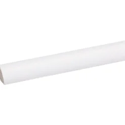 Kwartrond grenen wit gelakt 11x11mm 270cm