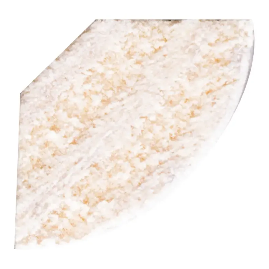 Kwartrond grenen wit gelakt 11x11mm 270cm