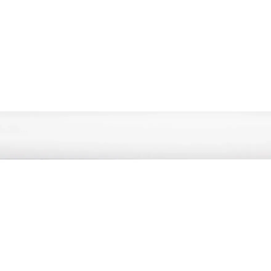 Kwartrond grenen wit gelakt 13x13mm 270cm