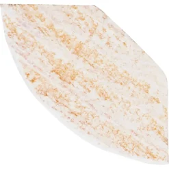 Kwartrond grenen wit gelakt 13x13mm 270cm