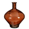 Kyara vaas recycled glas roest - h46xd37cm