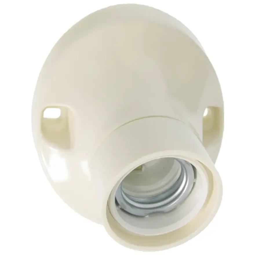 Lamphouder Schuin E27 Crème