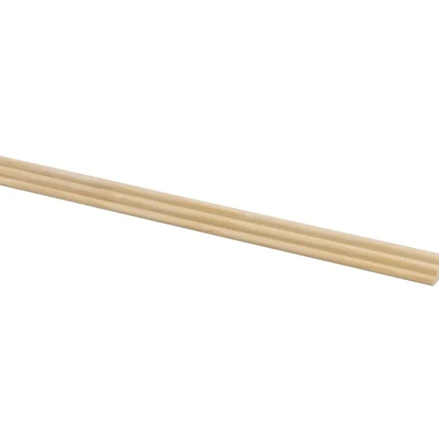 Lat kwartrond grenen 11x11 mm lengte 270 cm