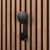 Lattenwand accessoire hanger zwart hout