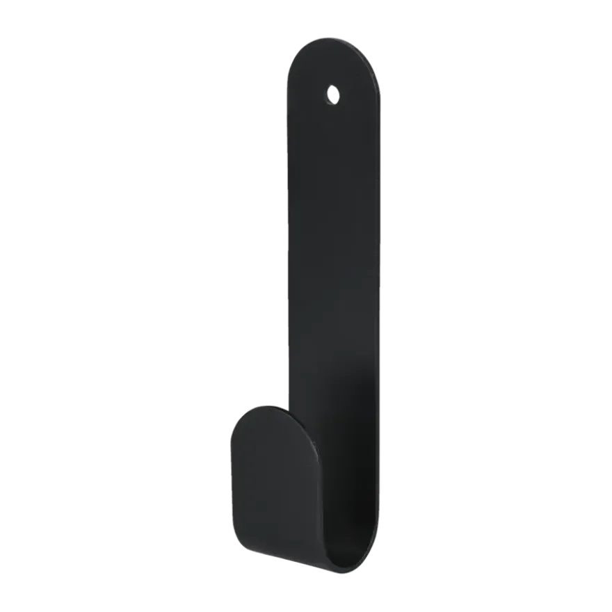 Lattenwand accessoire hanger zwart hout