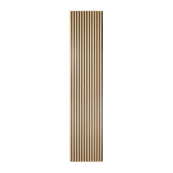 Lattenwand badkamer 260x52 cm licht eiken, dikte 15 mm