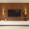 Lattenwand Decowall Acoustic Blend ton sur ton walnoot 260x30cm, 2 stuks (1.56m²)
