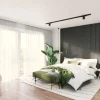 Lattenwand Decowall MDF grafiet eiken, lengte 260cm, 5 stuks