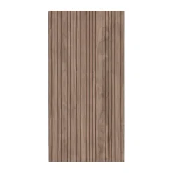 Lattenwand flexibel walnoot 260x52,5 cm, dikte 6,5 mm - 2 stuks per pak