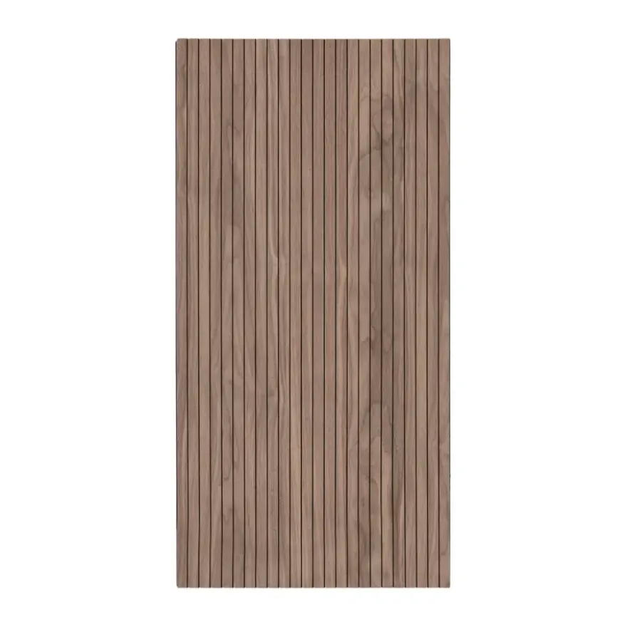 Lattenwand flexibel walnoot 260x52,5 cm, dikte 6,5 mm - 2 stuks per pak