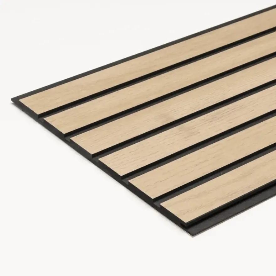 Lattenwand MDF Darwin licht eiken 260x29,6cm, dikte 12mm 1.53m² (2stuks)