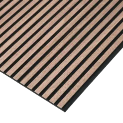 Lattenwand Melbourne 260x52cm walnoot, dikte 9,7 mm 2 stuks per pak