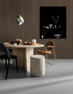 Lattenwand Melbourne 260 x 52 cm walnoot dikte 9,7 mm los