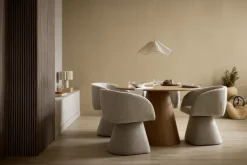 Lattenwand Melbourne 260 x 52 cm walnoot dikte 9,7 mm los