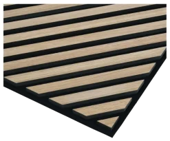 Lattenwand tegel Hongaarse punt licht eiken 55,3x55,3 cm, dikte 22 mm - 2 stuks per pak