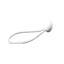 Ledent elastiek lus met bol 10 stuks 4 mm 15 cm