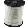 Ledent gevlochten touw wit nylon 3 mm 50 m