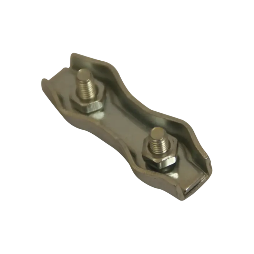 Ledent kabelklem duplex tot Ø 5 mm verzinkt (2 stuks)