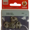 Ledent kabelklem tot Ø 3 mm rvs (4 stuks)