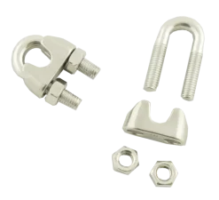 Ledent kabelklem tot Ø 3 mm rvs (4 stuks)