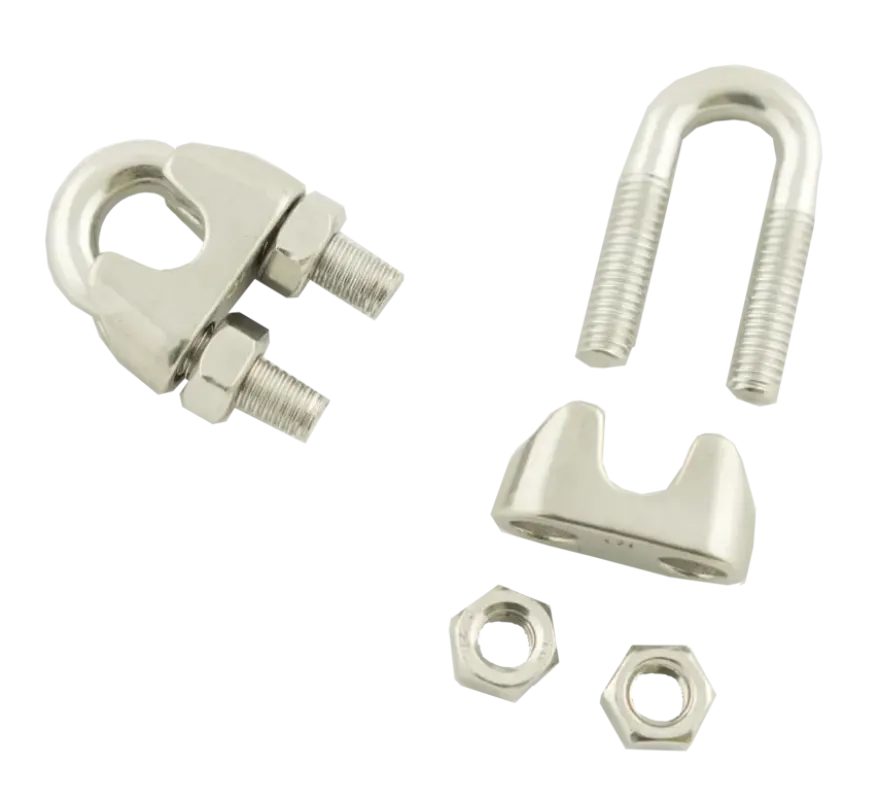 Ledent kabelklem tot Ø 3 mm rvs (4 stuks)