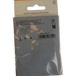 Ledent karabijnhaak met moer verzinkt 80 mm