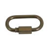 Ledent kettingsluiting 4 mm met moer verzinkt (2 stuks)
