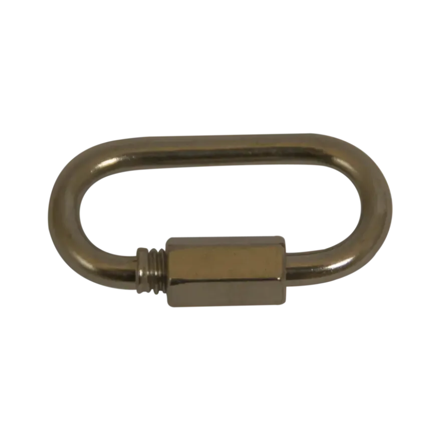 Ledent kettingsluiting 4 mm met moer verzinkt (2 stuks)