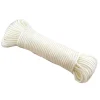 Ledent koord nylon wit Ø4 mm / 20 m