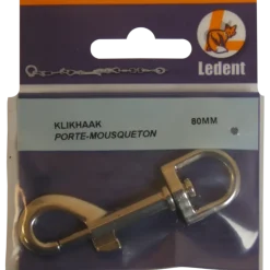 Ledent musketonhaak vernikkeld 80 mm