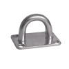 Ledent oog op plaat 50 mm