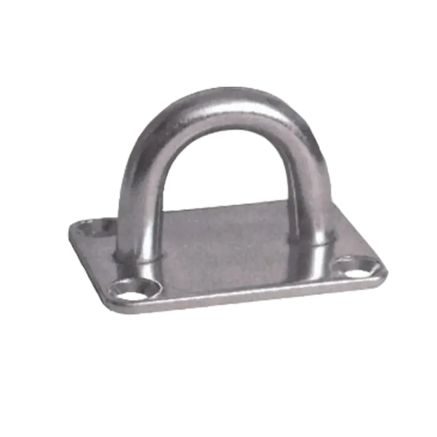 Ledent oog op plaat 40 mm
