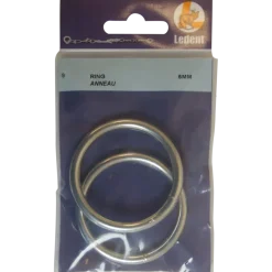 Ledent ring gelast verzinkt 45/60 mm 2 stuks