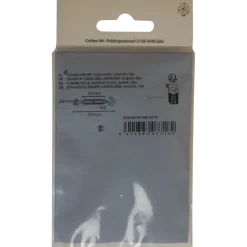 Ledent spanwartel haak/oog verzinkt 5 mm (2 stuks)
