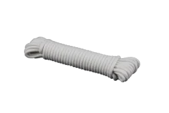 Ledent touw gevlochten naturel katoen 6 mm 10 m