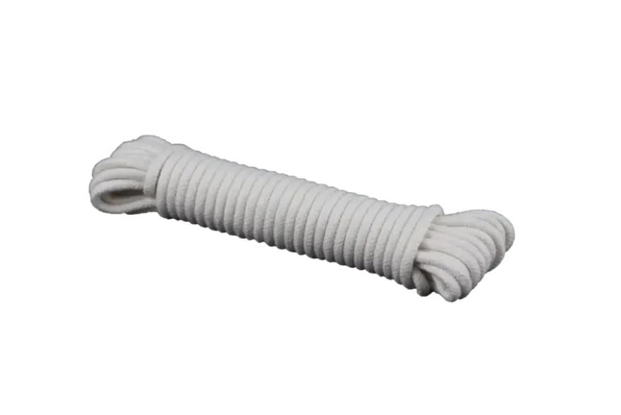 Ledent touw gevlochten naturel katoen 5 mm 10 m