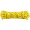 Ledent touw gevlochten pp geel/rood/groen Ø10 mm / 10 m