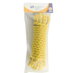 Ledent touw gevlochten pp geel/rood/groen Ø10 mm / 10 m