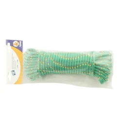 Ledent touw gevlochten pp groen/rood/geel Ø8 mm / 20 m