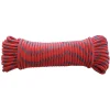 Ledent touw gevlochten pp rood/blauw/groen Ø6 mm / 20 m