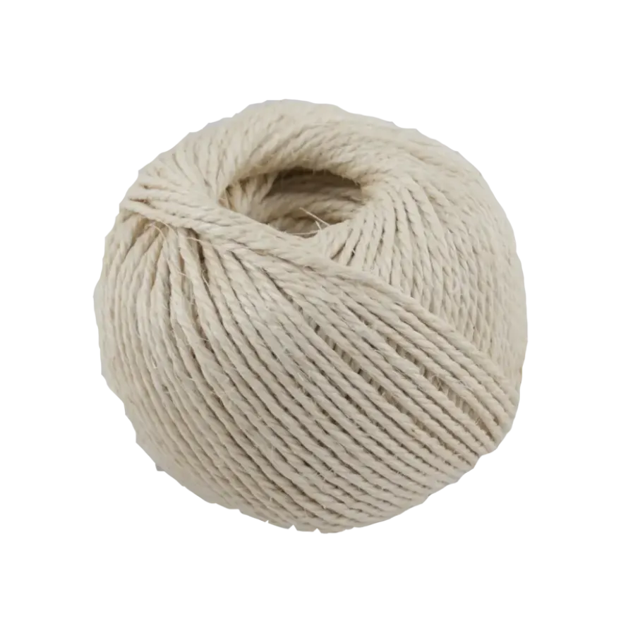 Ledent touw sisal S2 wit Ø3 mm / 140 m