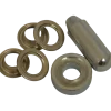 Ledent zeilringset messing 11 mm 15 stuks