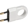 Legrand Eurostekker met Trekoog Wit