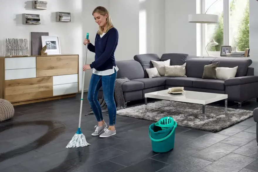 Leifheit Classic dweilset groen wit