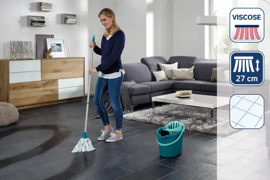 Leifheit Classic dweilset groen wit