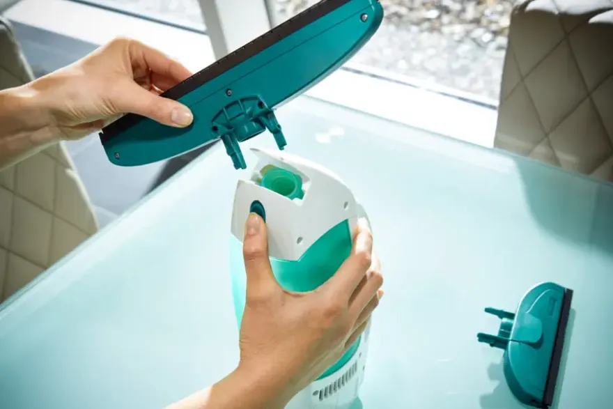 Leifheit Dry & Clean raamwisser met zuig- en click system