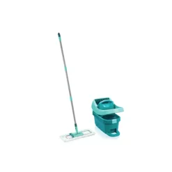 Leifheit Profi vloerwisser XL - 42 cm compleet dweilsysteem op wieltjes met micro duo overtrek