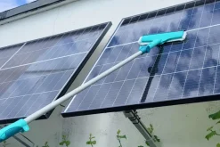Leifheit Raamwisser 4in1 32 cm met telescoopsteel en draaiknop (110-190 cm) click system