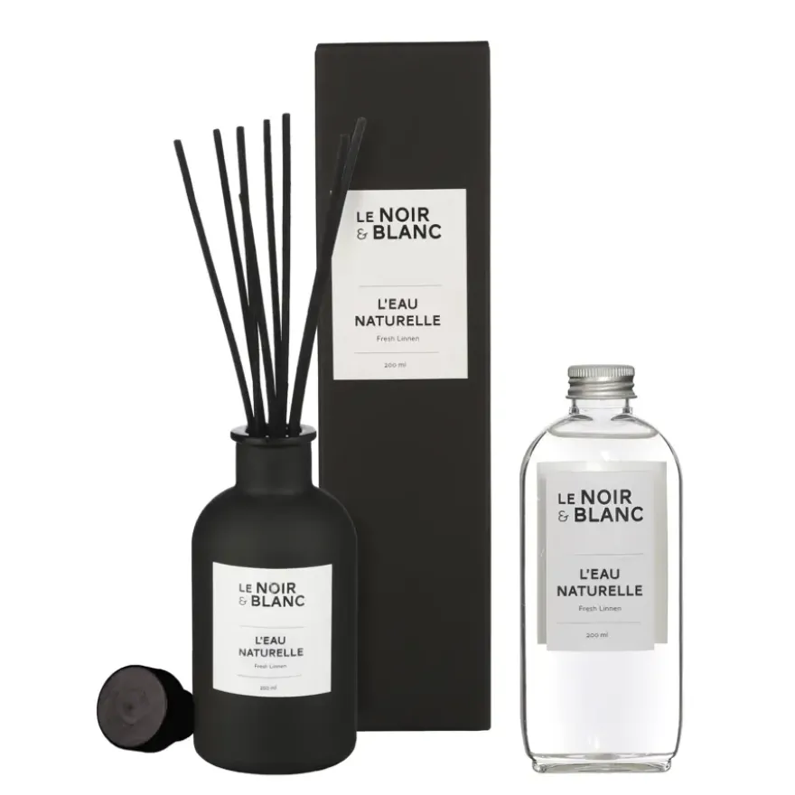 Le Noir & Blanc geurstokjes L'eau Naturelle 200ml