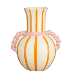 Lito vaas oranje - l18xb14xh22cm